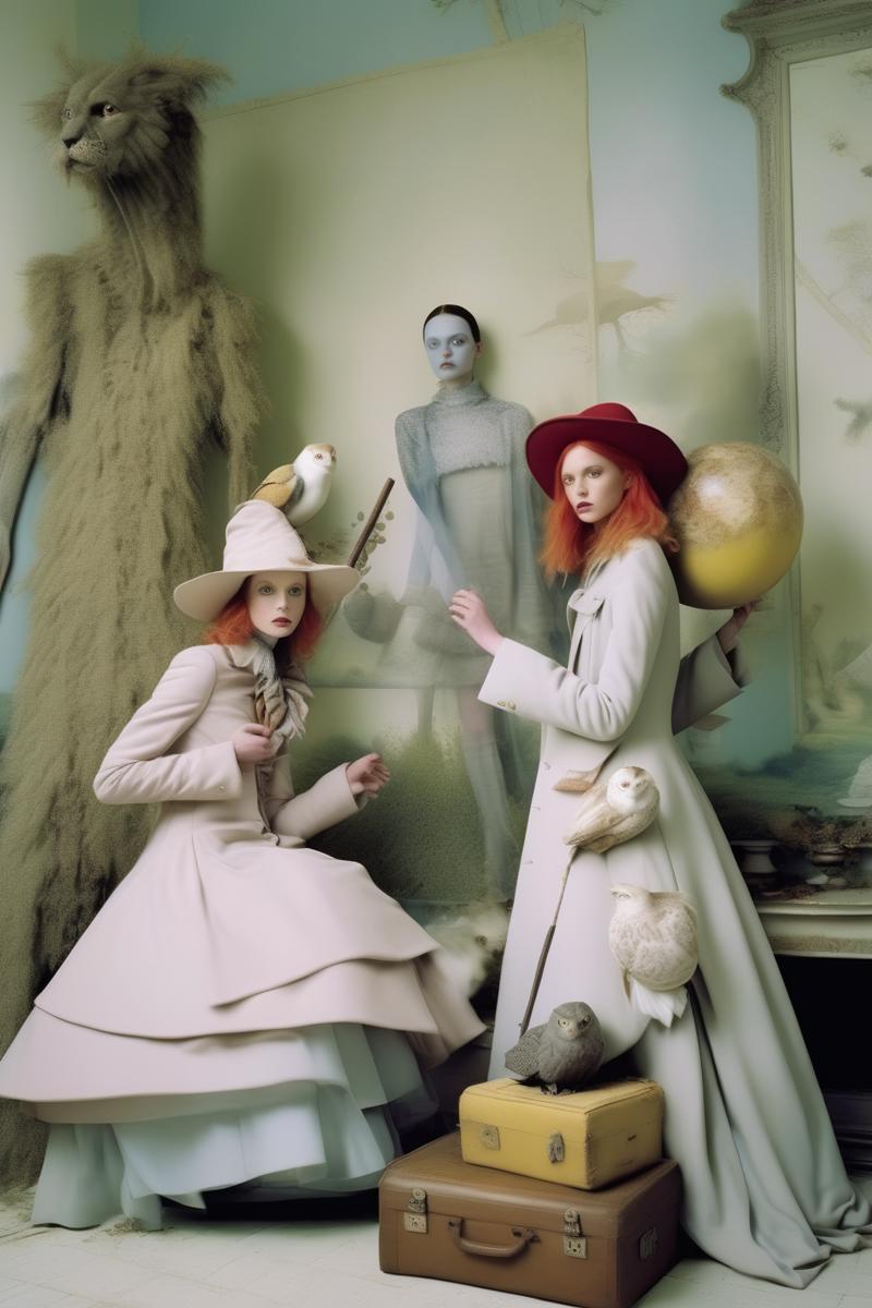 00497-847986899-_lora_Tim Walker Style_1_Tim Walker Style - Harry Potter Inspired Fashion Photoshoot.png